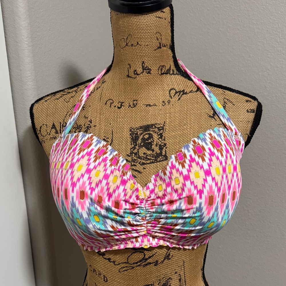Victoria's Secret Multicolor Patterned Bikini Set